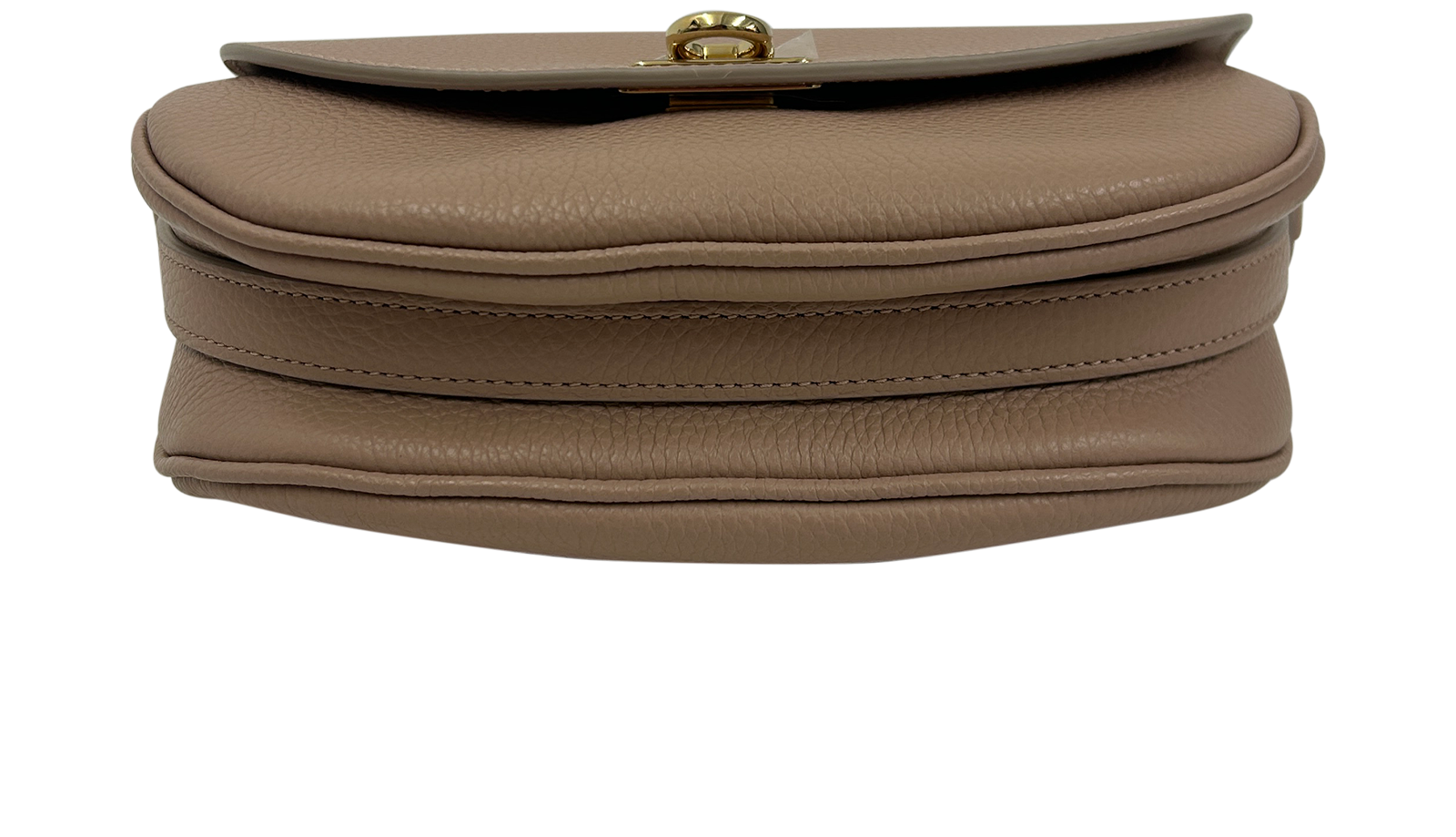 Sking Lng Gancini Round Bag, 720&euro;, Bolso, Rosa, Animal - Piel, Vista superior